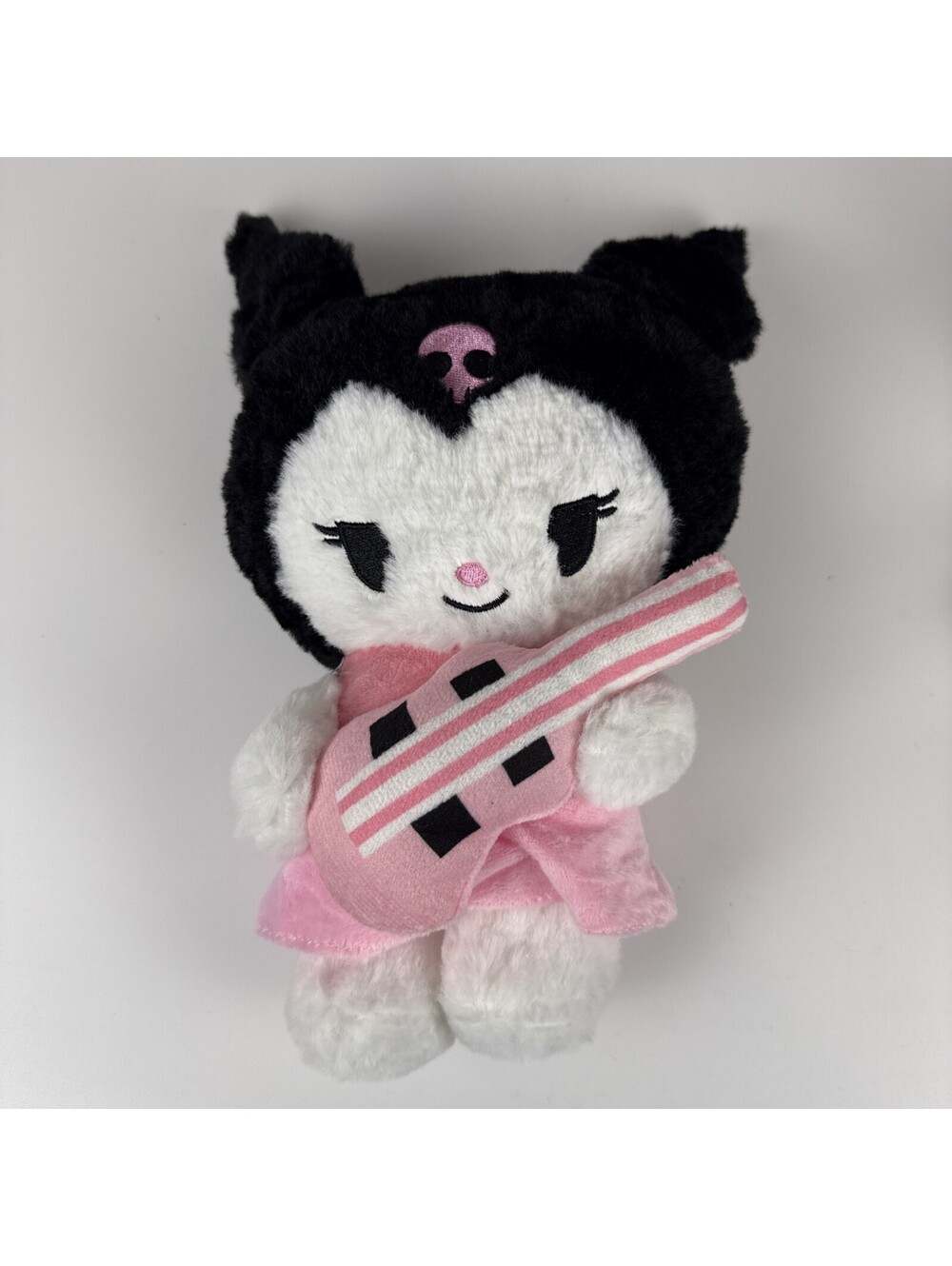 Sanrio Hawaii Kuromi Plush 12" Large Tanned Ukulele Guitar Hula Dress Doll Toy